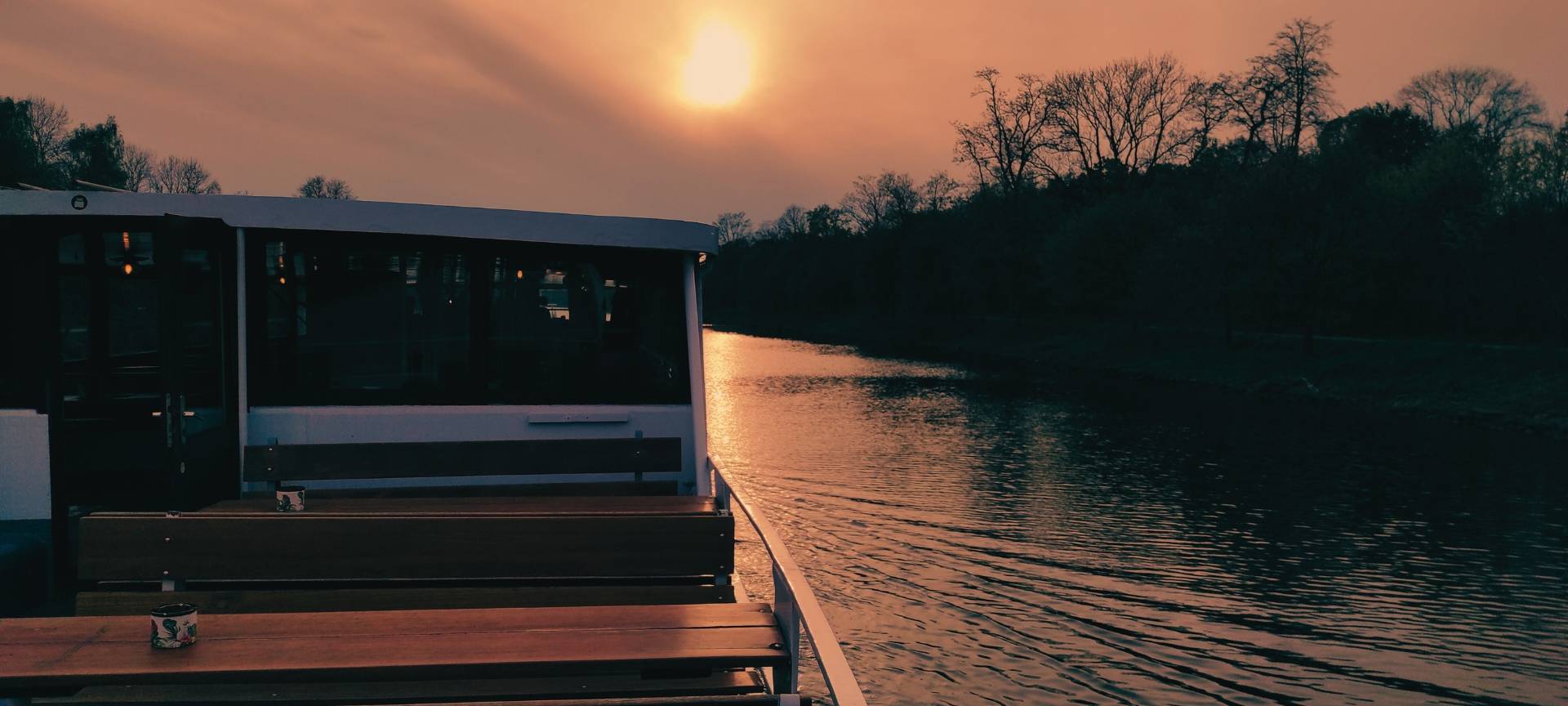 Die Santa Monika II ist als Kulturschiff auf dem Rhein-Herne-Kanal unterwegs.
