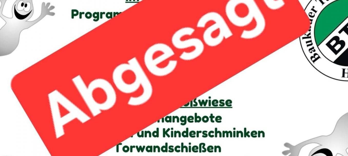 BTC-Schlossfest fällt aus