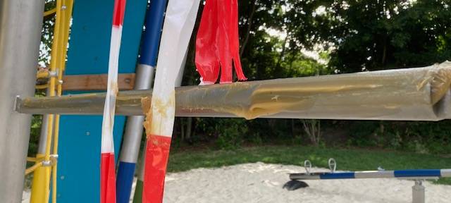 Wegen Vandalismus dicht