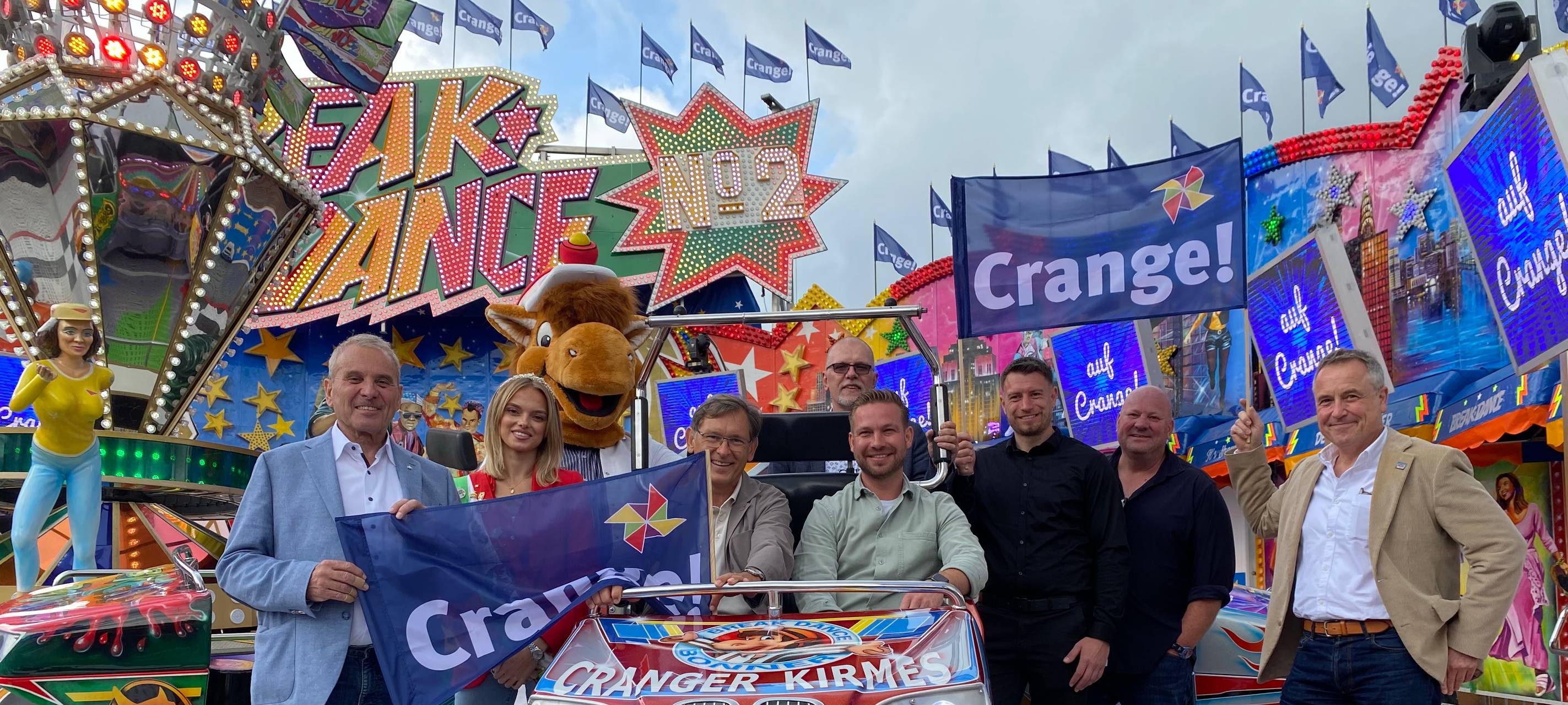 Politischer Ehrengast auf Crange