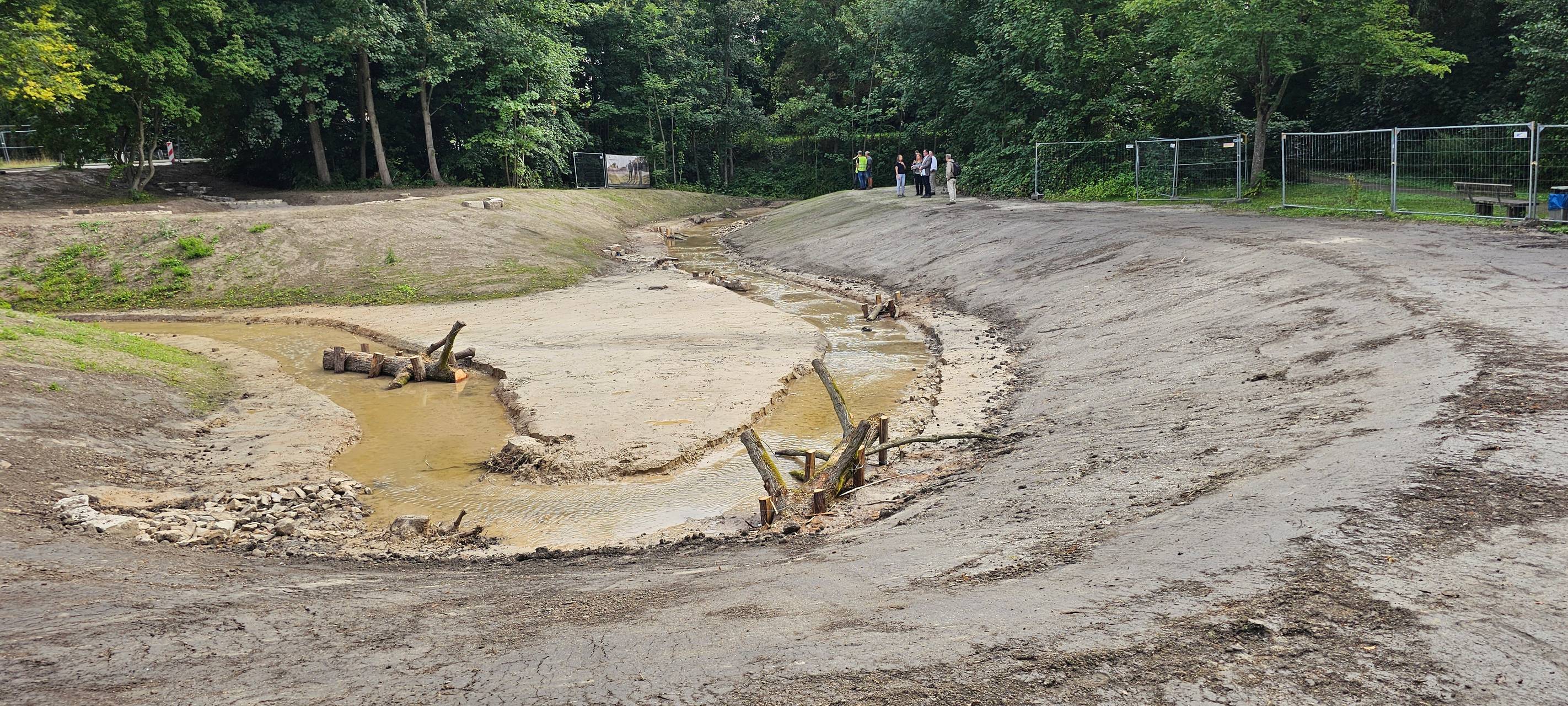 Ostbach im neuen Bett