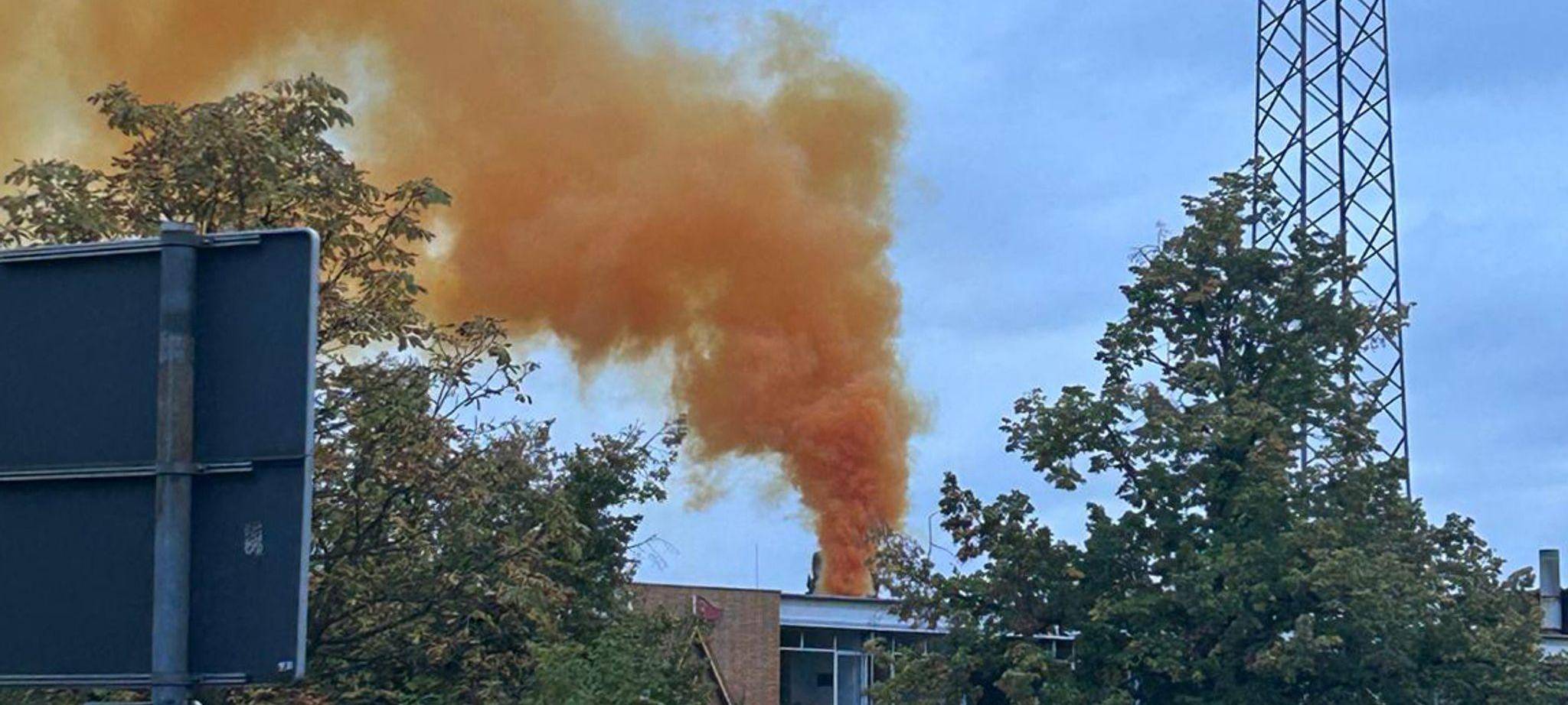 Warnung: Gaswolke über Aschaffenburg