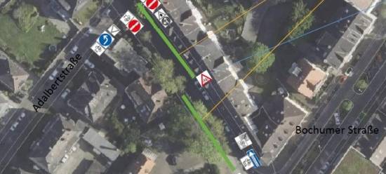 Kronprinzenstraße wird zur Einbahnstraße