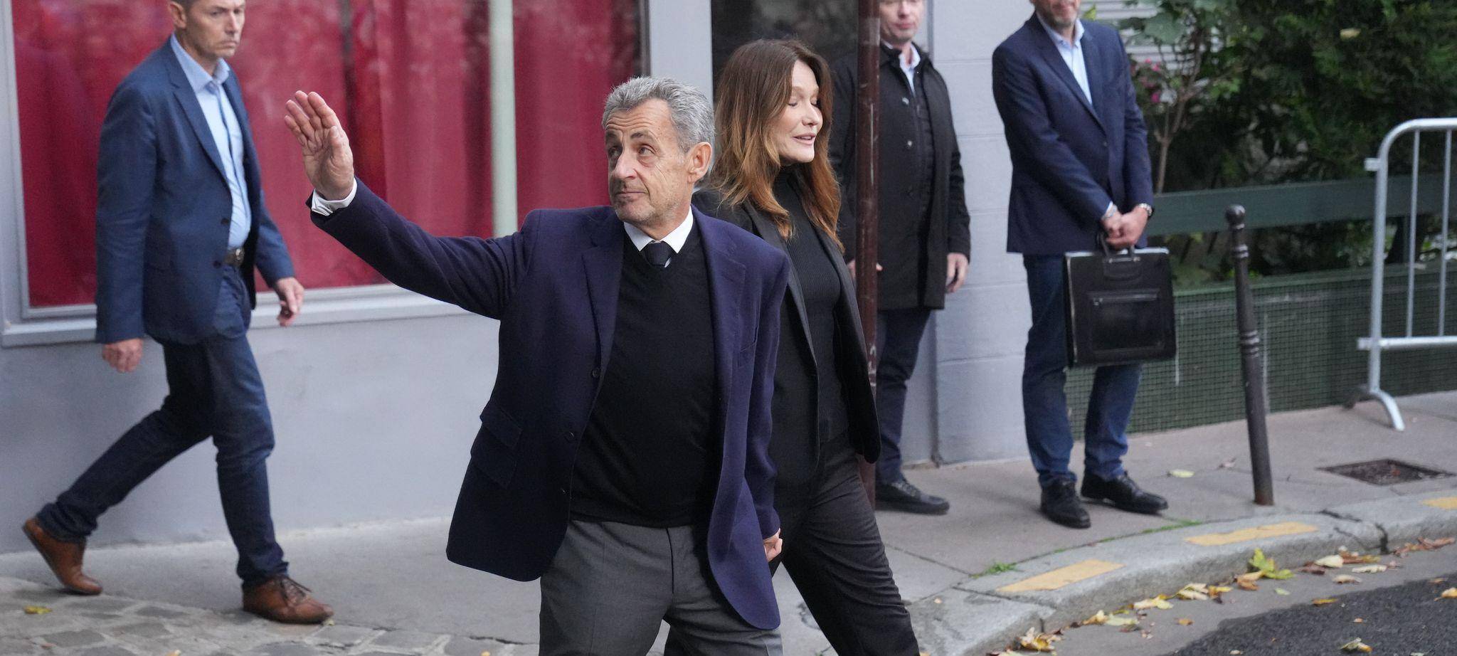 Haftantritt von Frankreichs Ex-Präsident Sarkozy