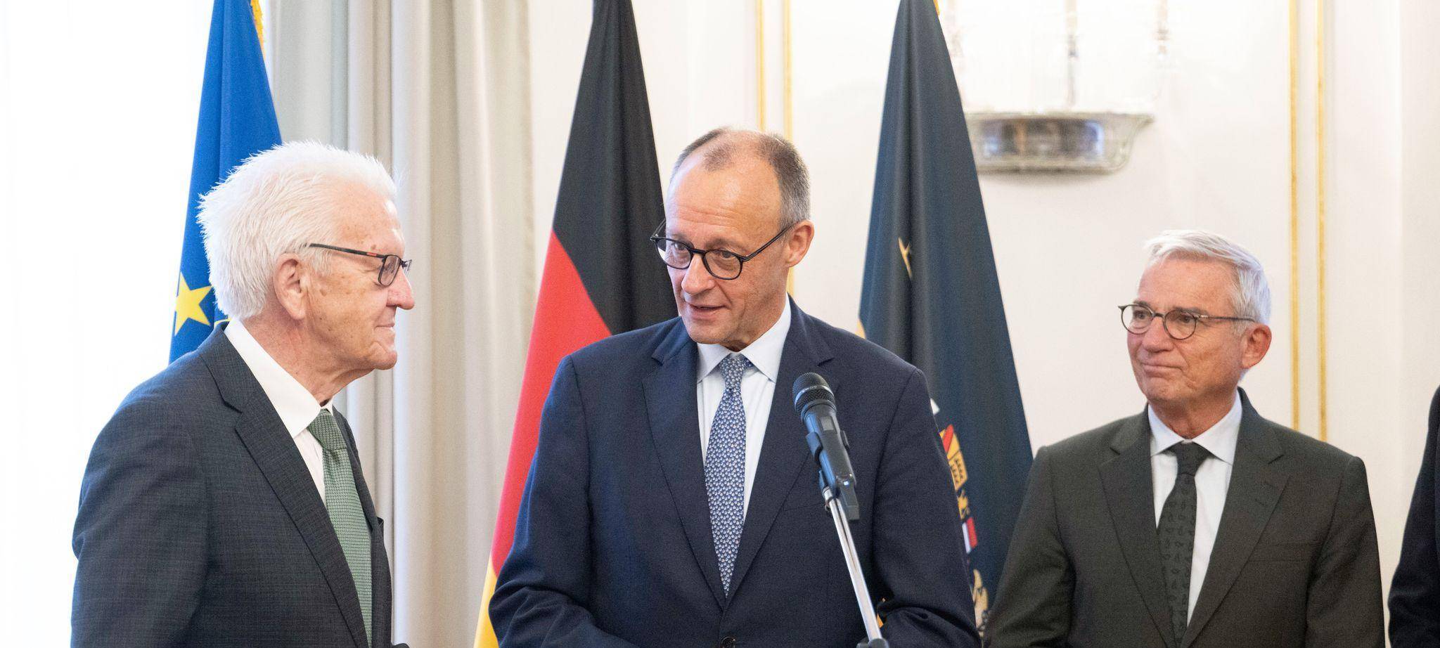 Bundeskanzler Merz - Antrittsbesuch in Baden-Württemberg