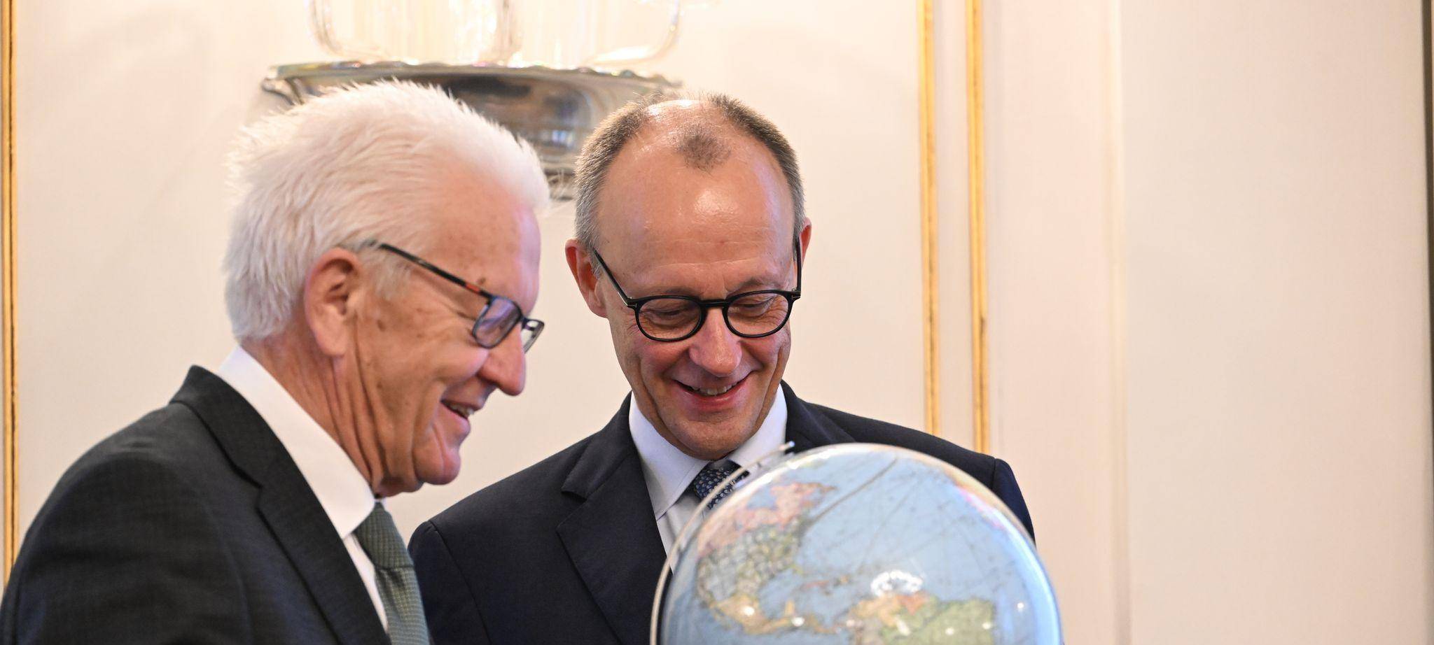 Bundeskanzler Merz zu Antrittsbesuch in Baden-Württemberg