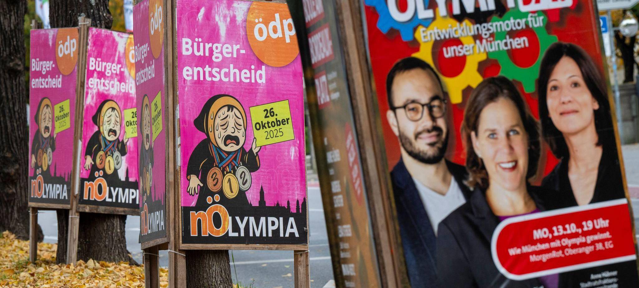 Plakate zur Olympia Bewerbung Münchens