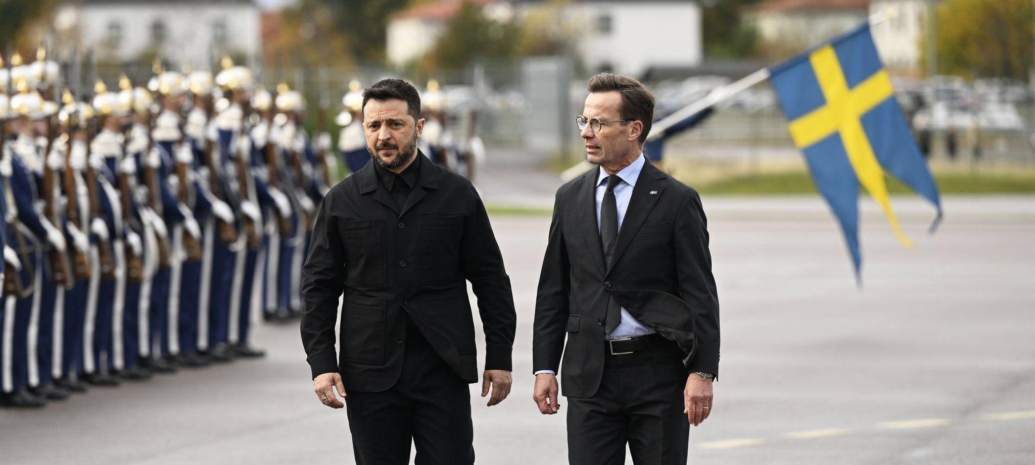 Ukraine-Krieg - Selenskyj in Schweden