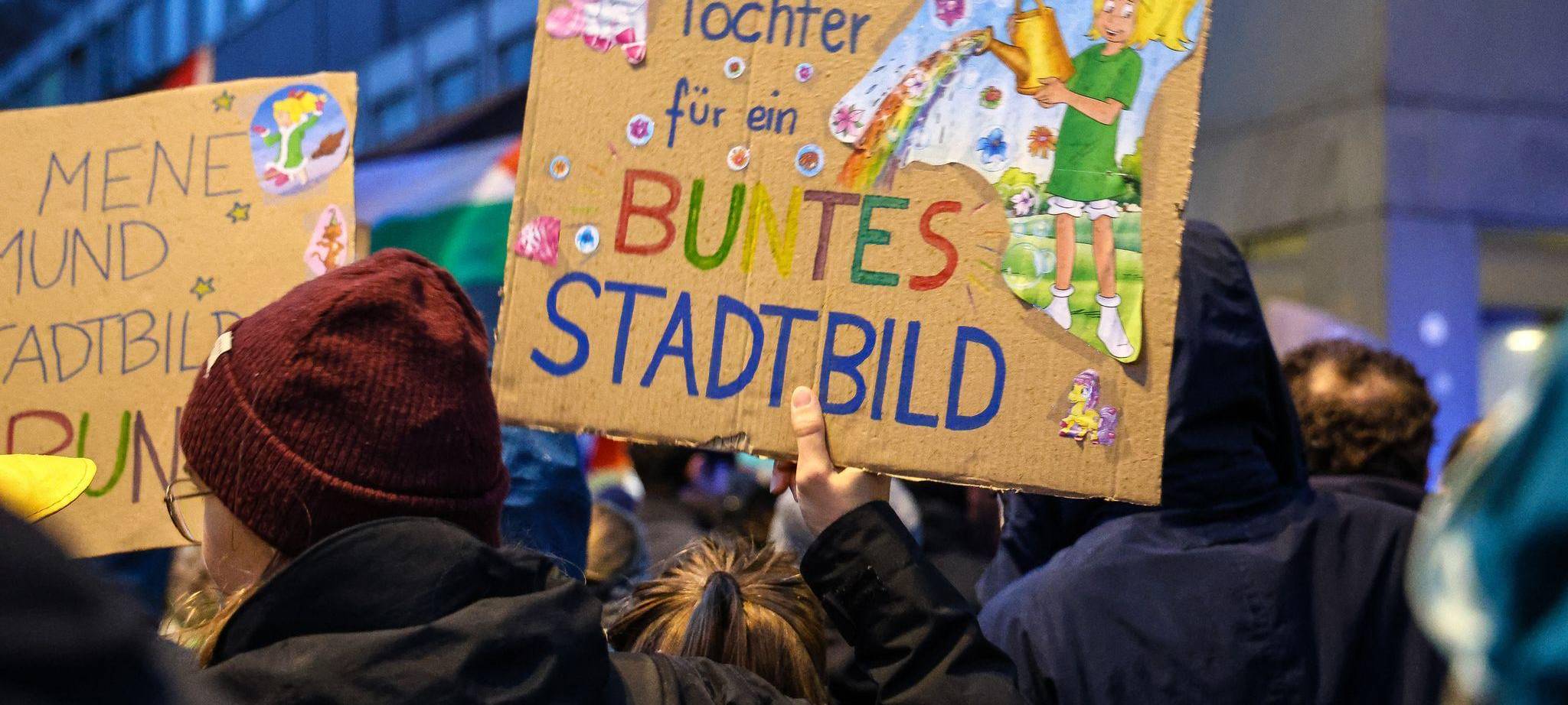 Demonstration nach «Stadtbild»-Aussagen - Münster
