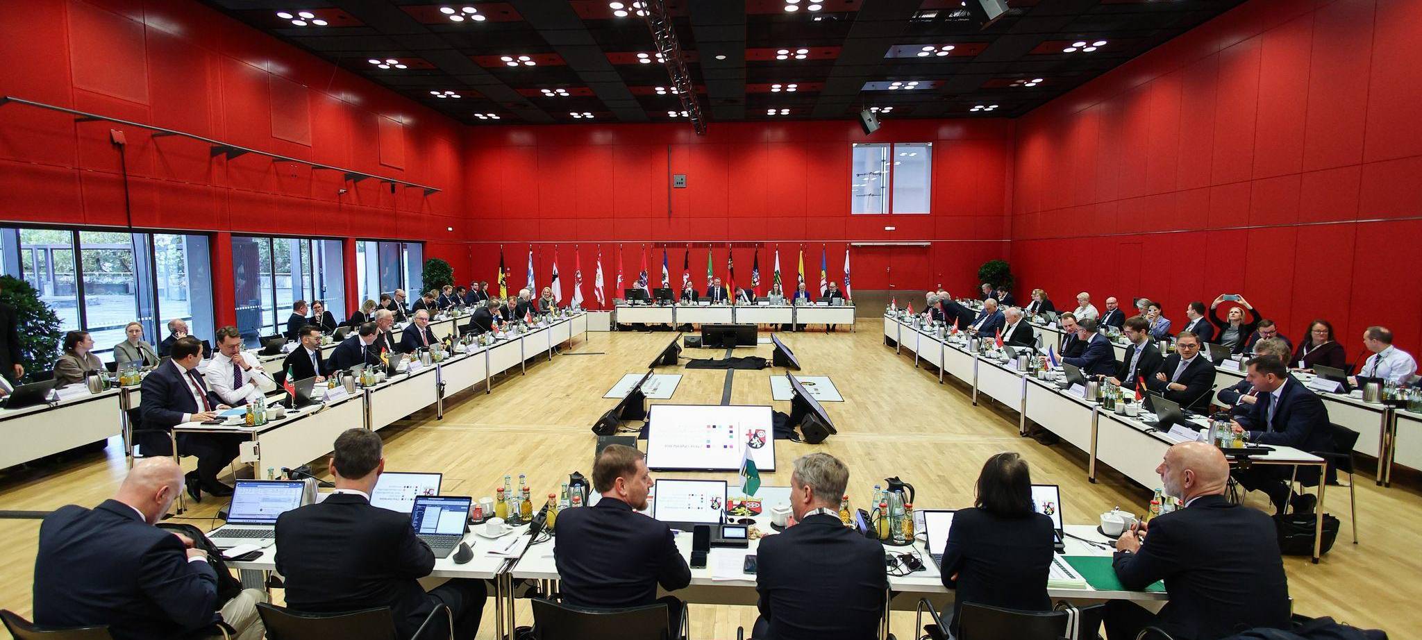 Abschluss der Ministerpräsidentenkonferenz in Mainz
