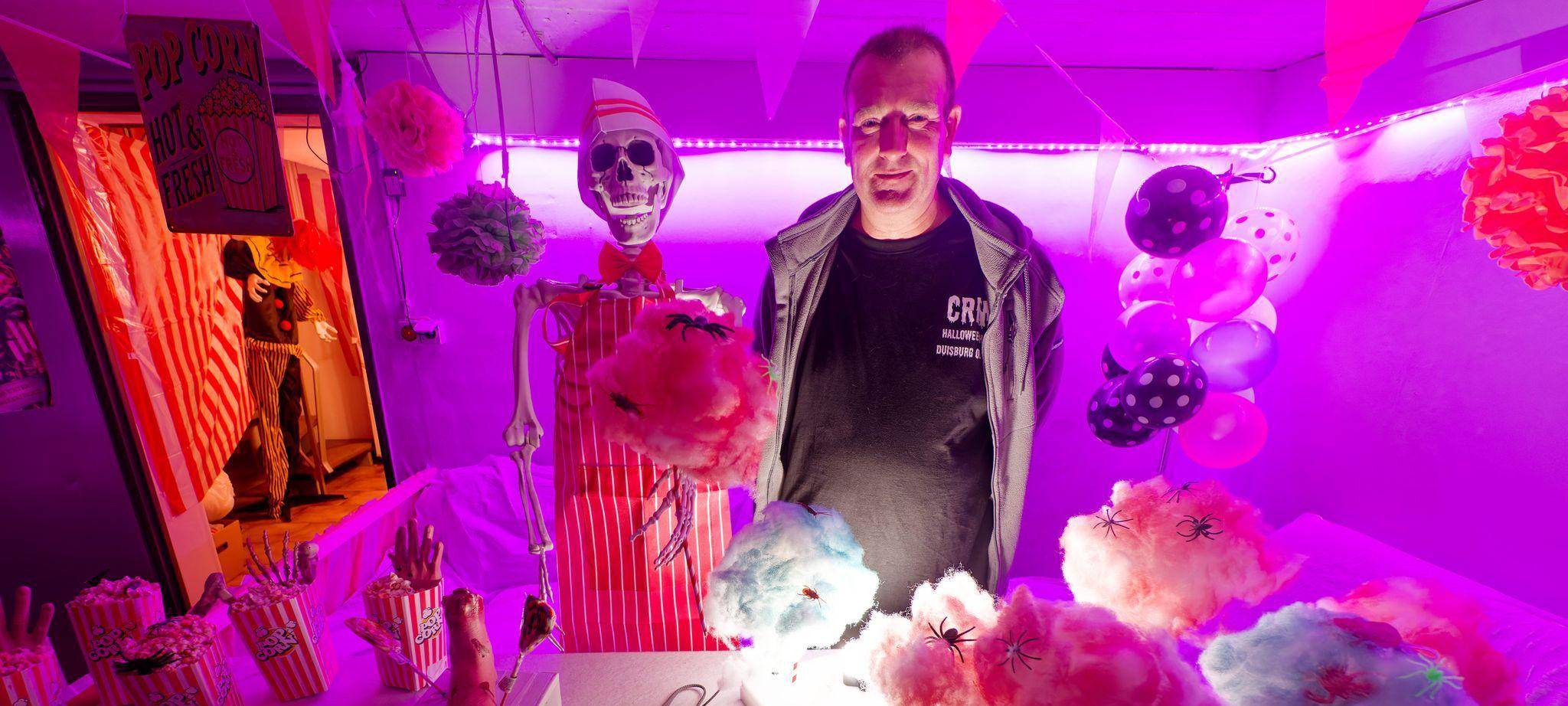 Besuch in Horror-Haus in Duisburg bei Halloween-Fan Sven Wagner