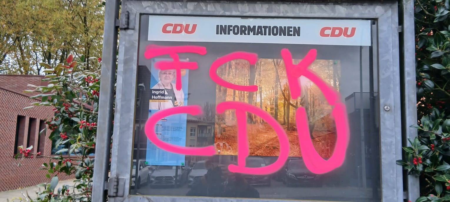 Staatsschutz ermittelt wegen Graffiti