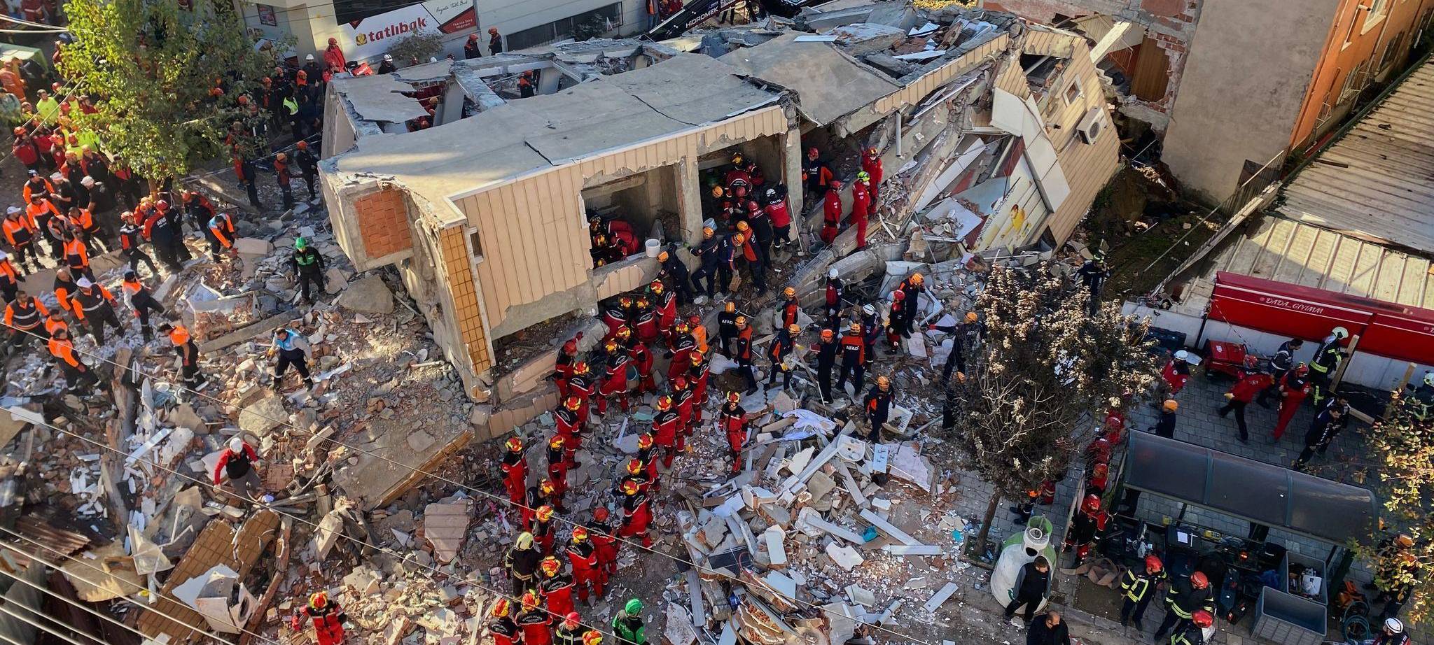 Gebäudeeinsturz in der Türkei