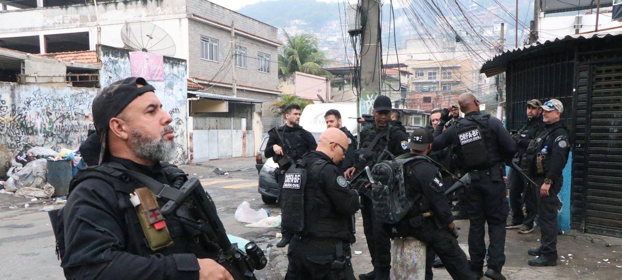 Polizeieinsatz in Favelas in Rio de Janeiro