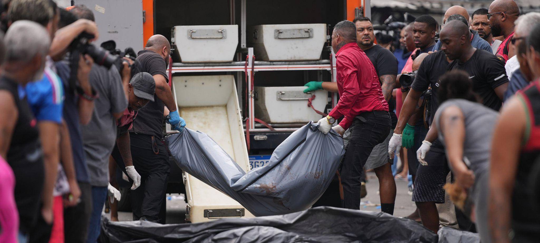 Nach Polizeieinsatz in Favelas in Rio de Janeiro