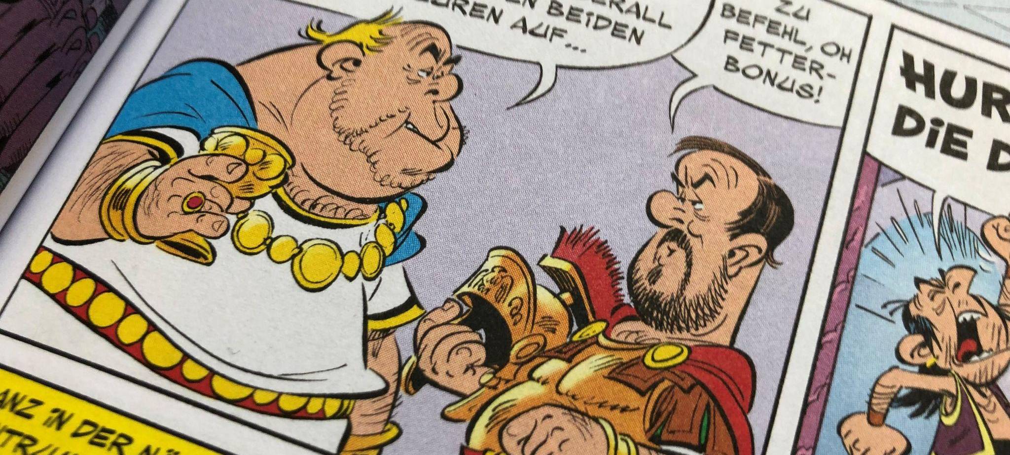 «Asterix in Lusitanien» - Zenturio Pistorius