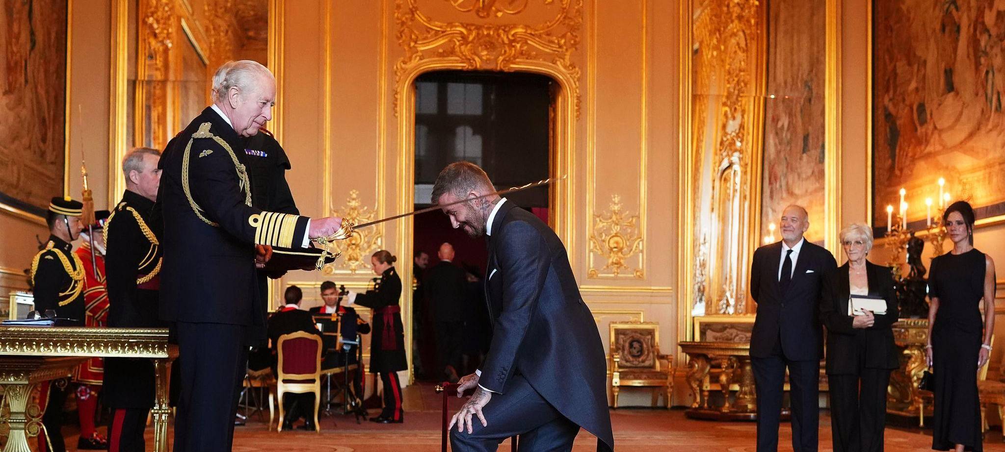 Ritterschlag für David Beckham