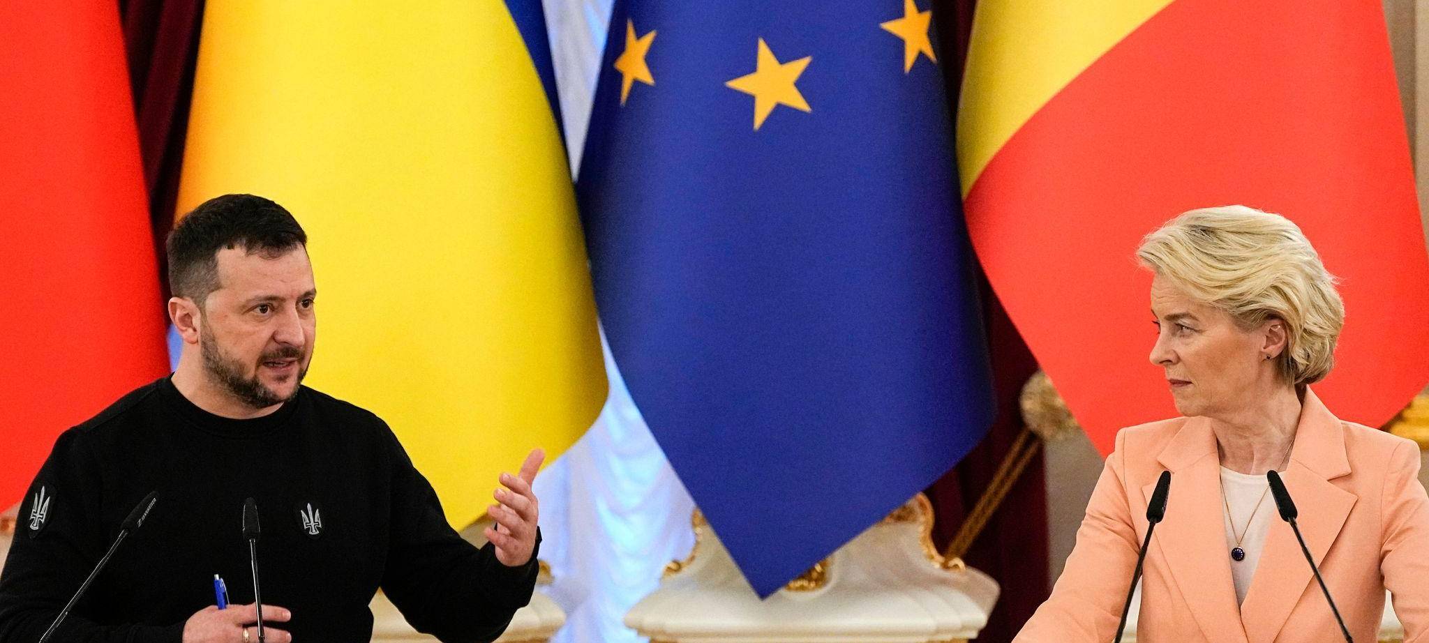 Wolodymyr Selenskyj und Ursula von der Leyen