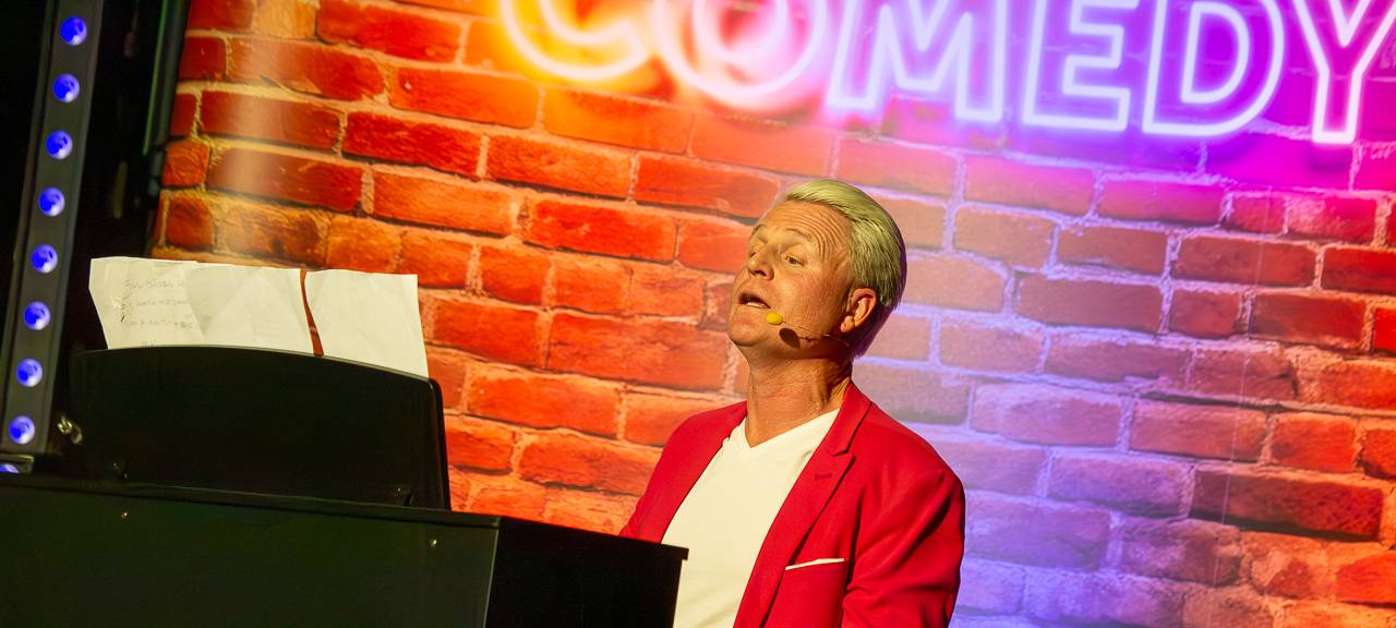 Das Comedy Camp 2025 war in Bergheim im MEDIO.RHEIN.ERFT. Auf der Bühne zu sehen: Guido Cantz.