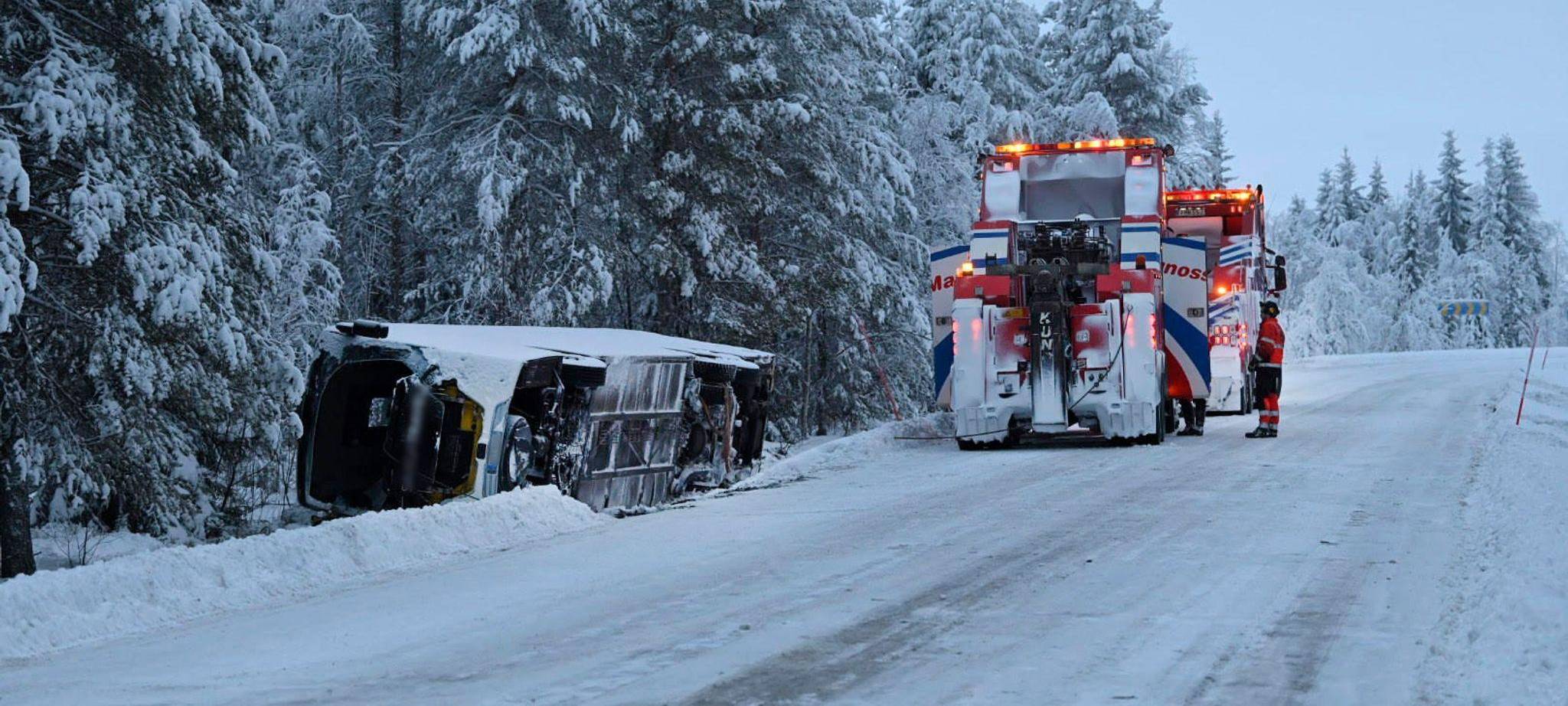 Busunfall in Schweden