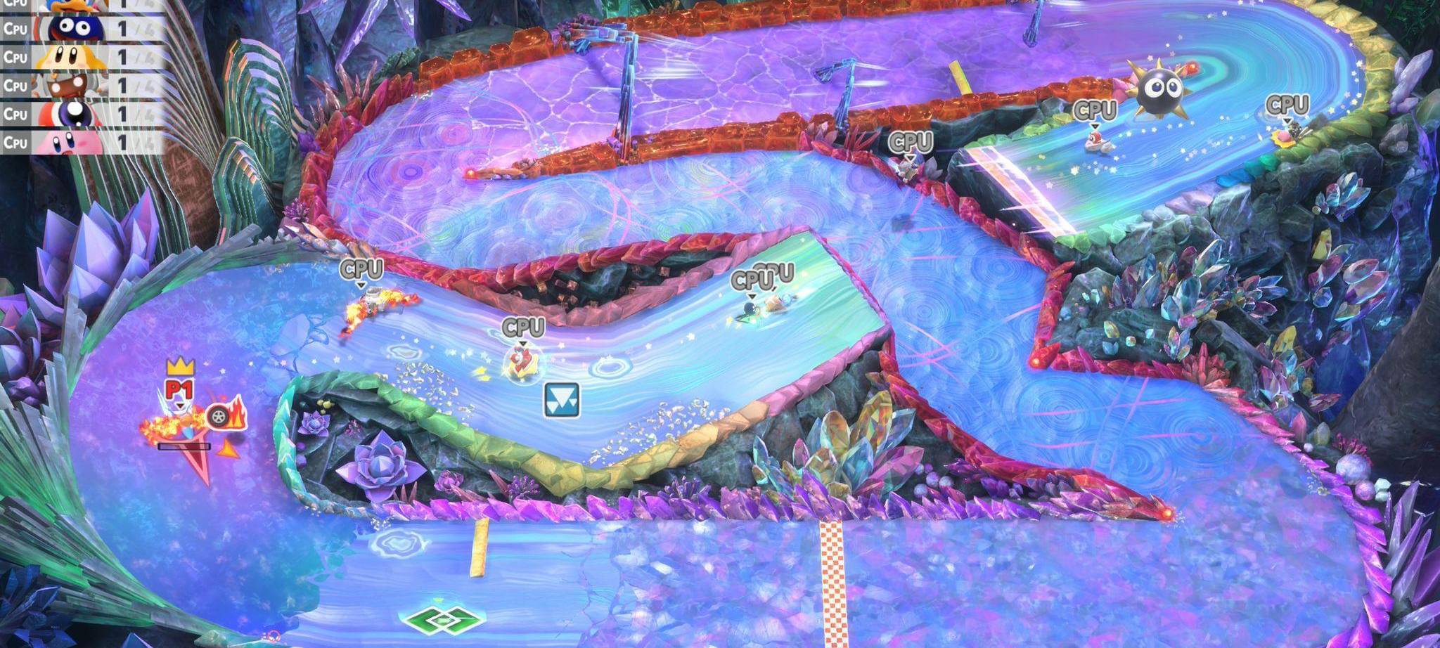 Screenshot aus dem Spiel «Kirby Air Riders»