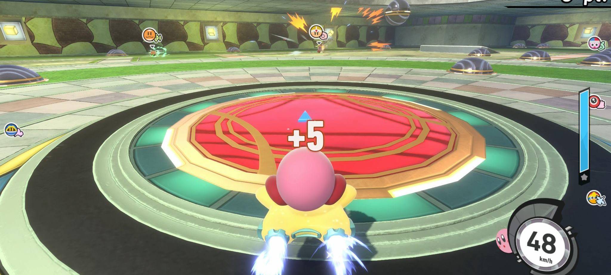 Screenshot aus dem Spiel «Kirby Air Riders»