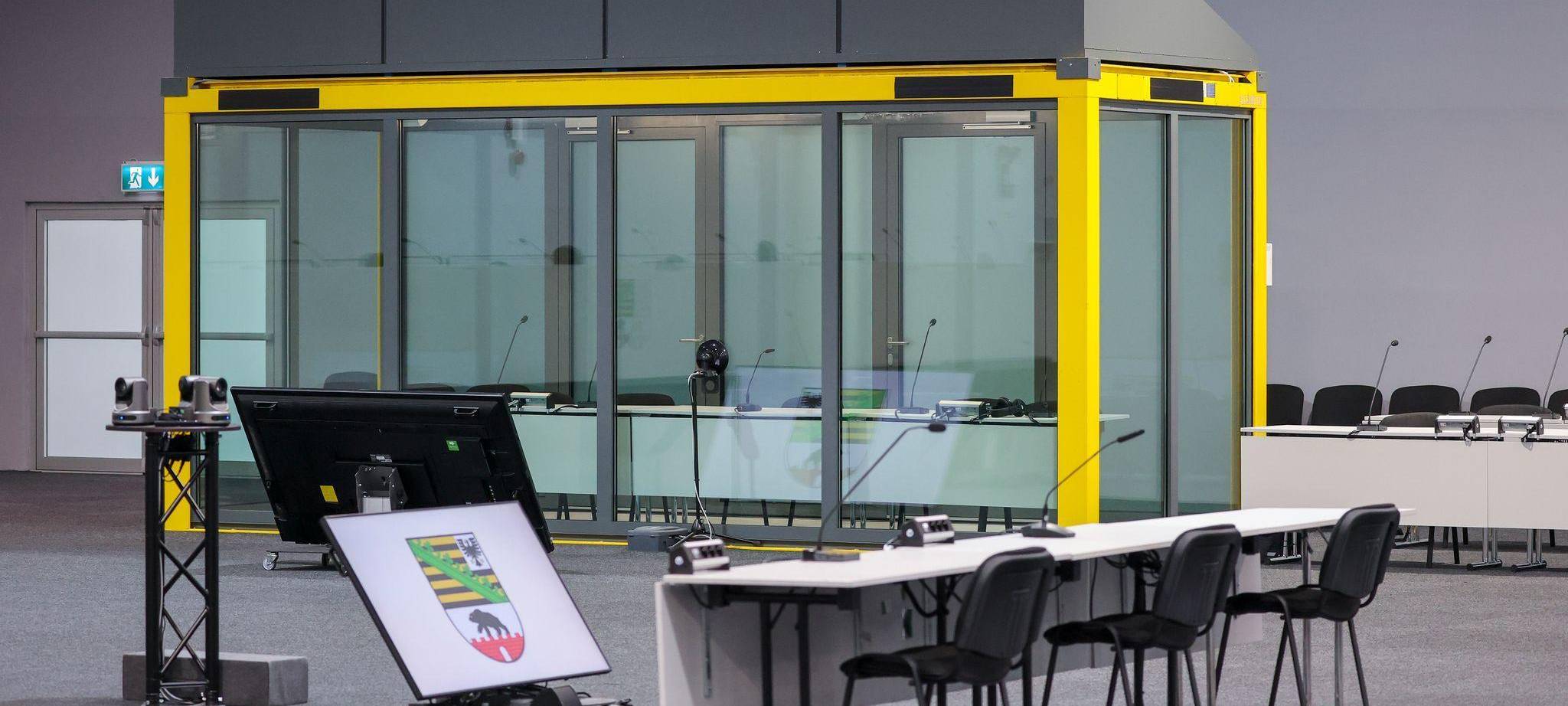 Gerichtsgebäude für Prozess zum Magdeburg-Anschlag