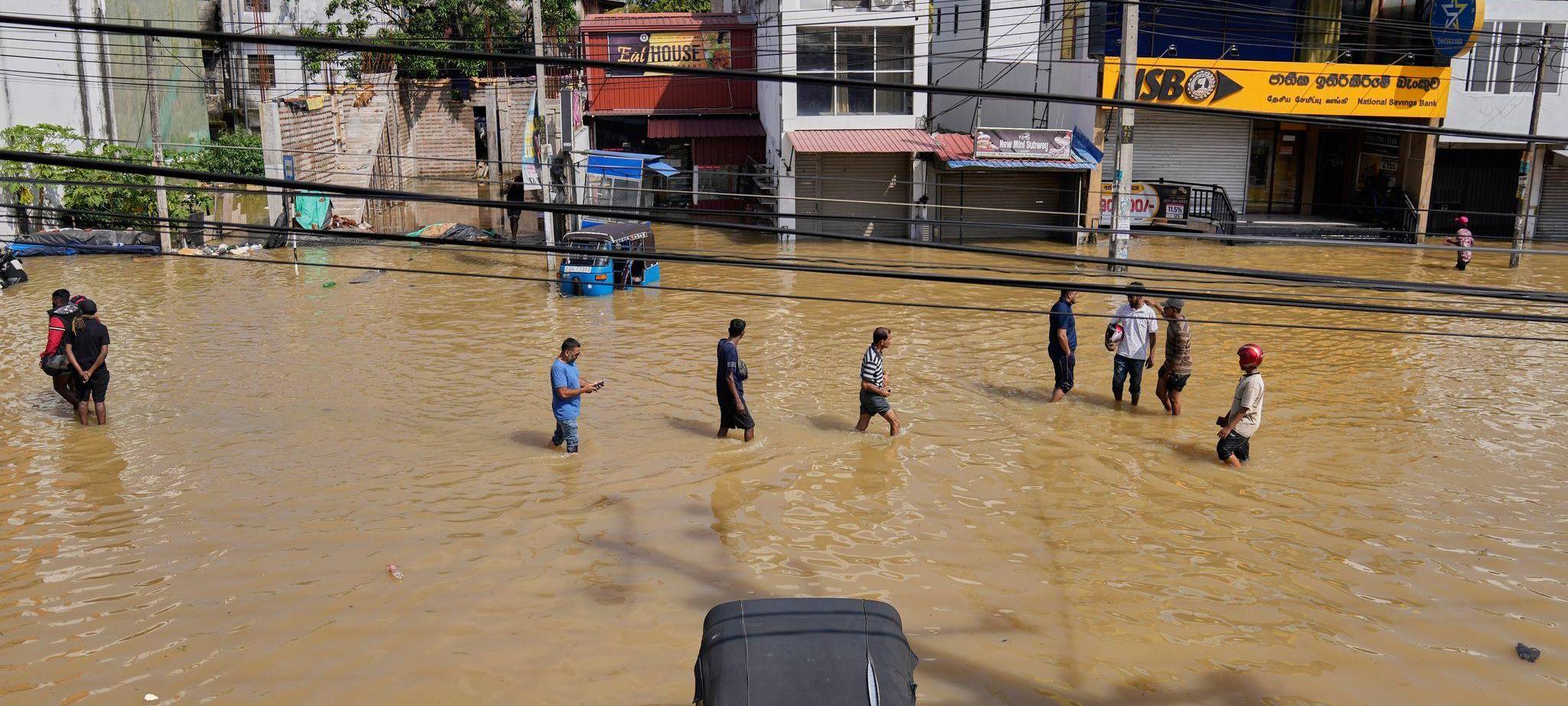 Überschwemmungen in Sri Lanka