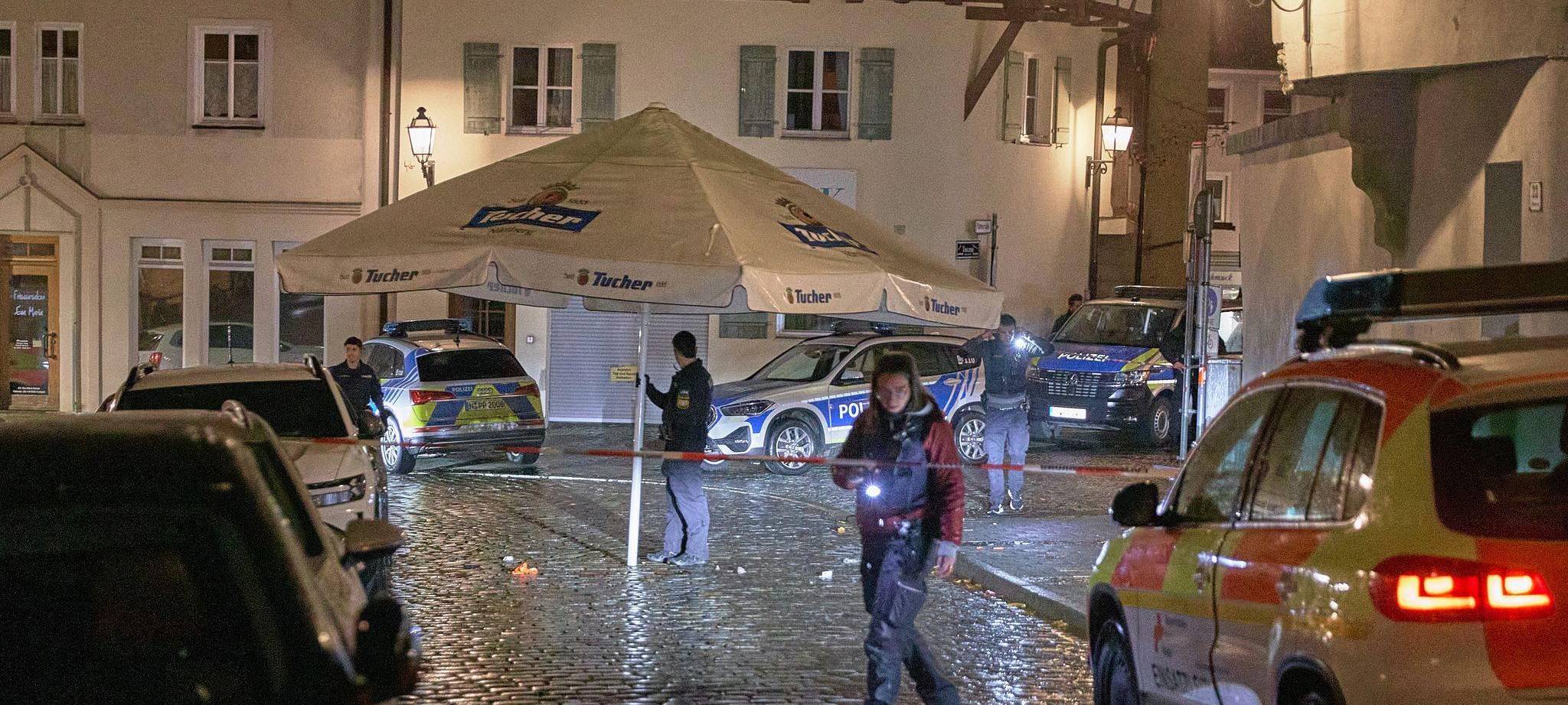 Schüsse in Innenstadt von Ansbach