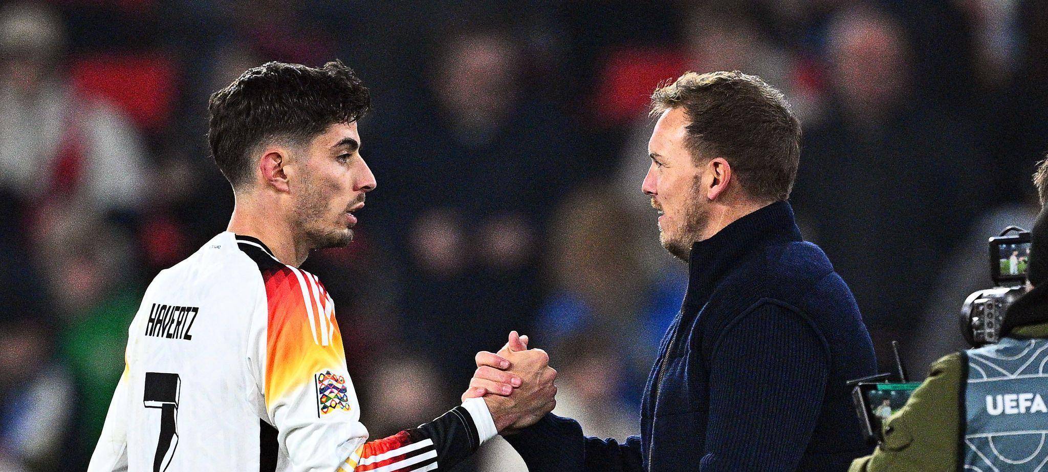 Kai Havertz und Julian Nagelsmann