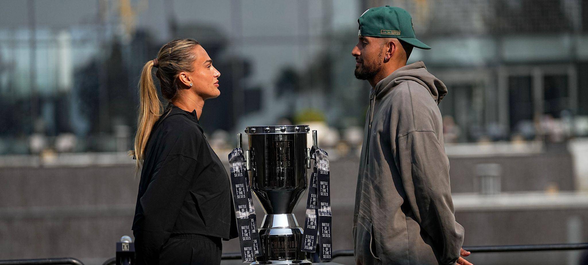 Tennis-Duell der Geschlechter: Sabalenka fordert Kyrgios