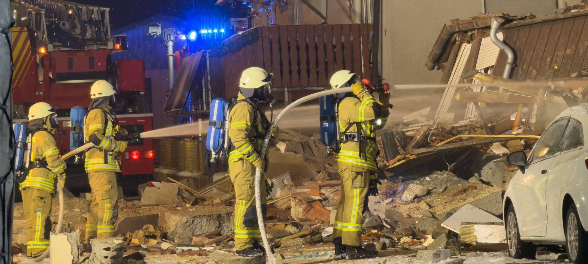 Explosion in Wohnhaus