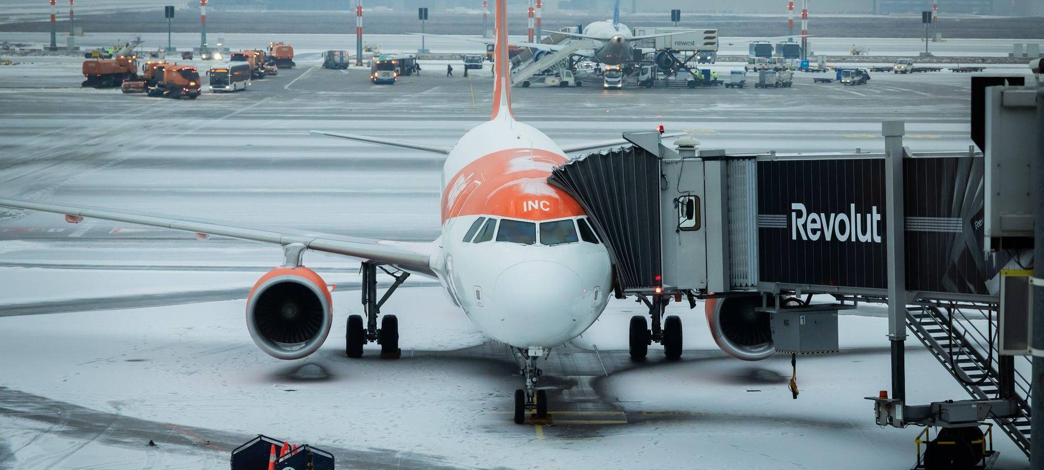 Winterwetter - Flughafen Berlin/Brandenburg