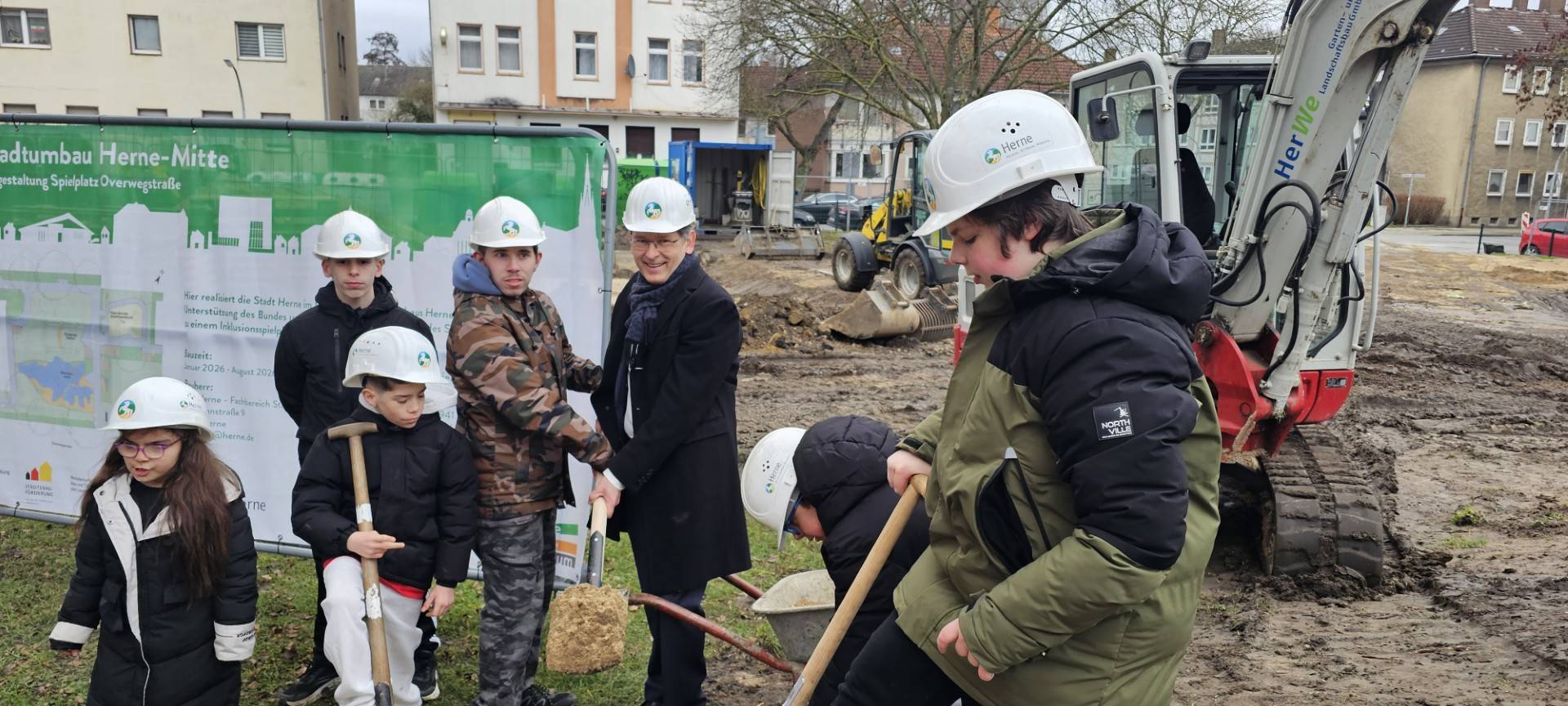 Neuer, integrativer Spielplatz an der Overwegstraße