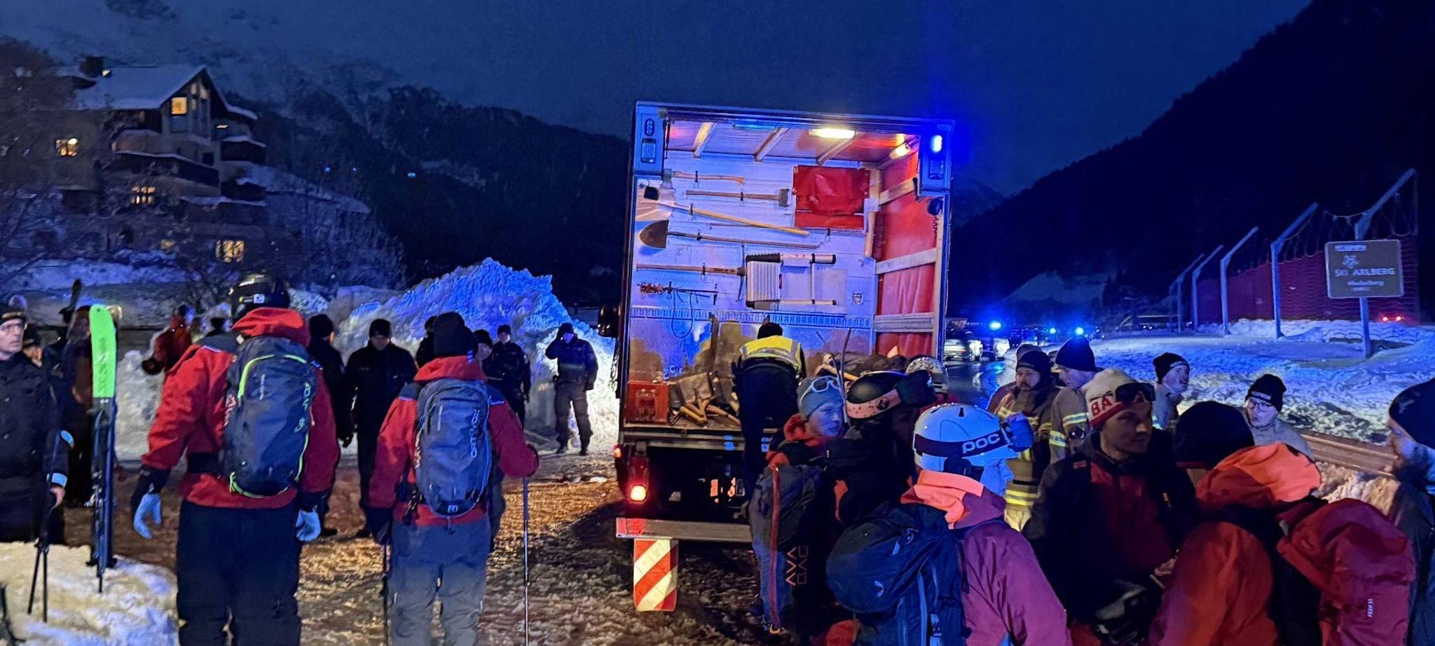 Lawinenabgang in St. Anton