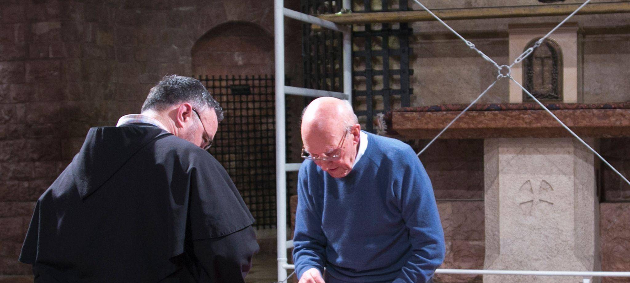 Die Gebeine des heiligen Franziskus