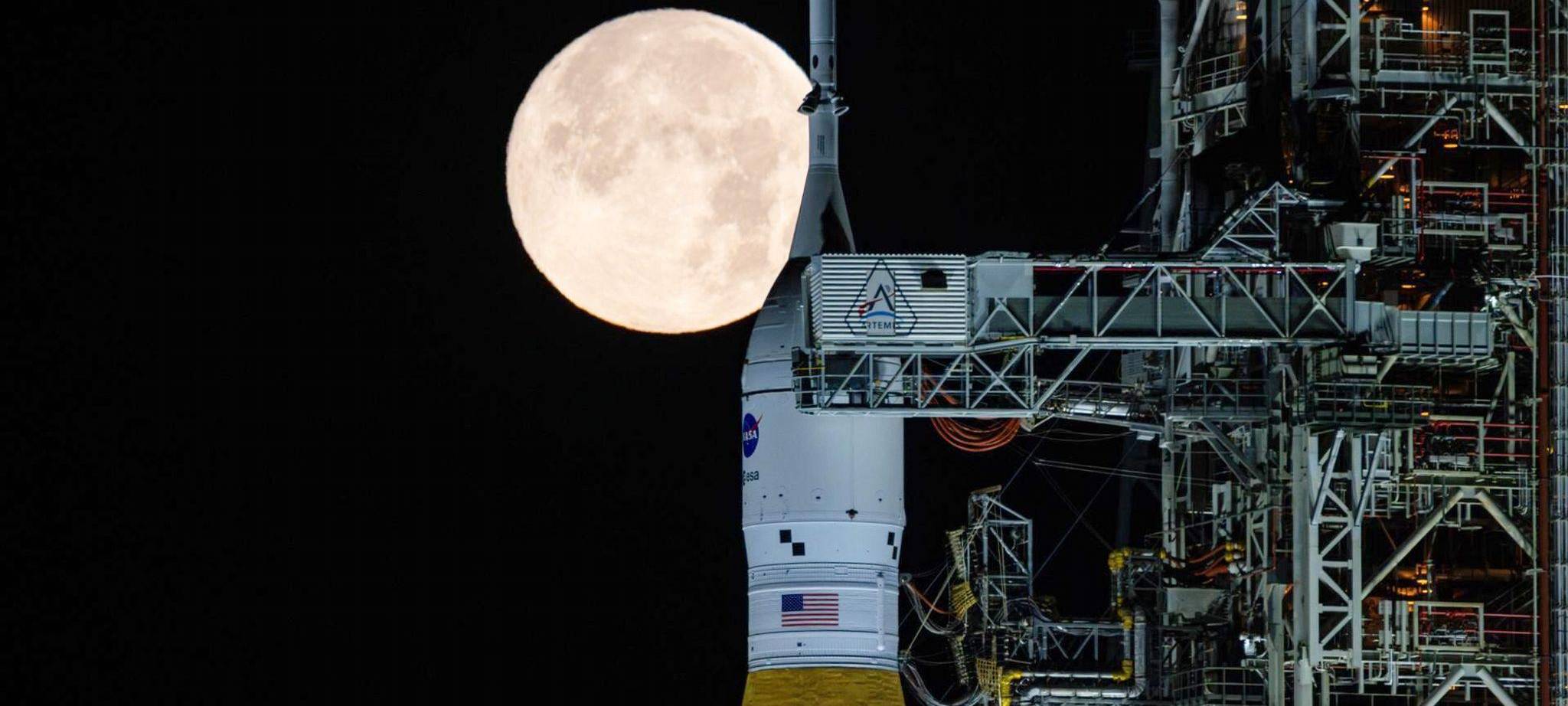 Raktensystem «Artemis 2» auf Weltraumbahnhof Cape Canaveral