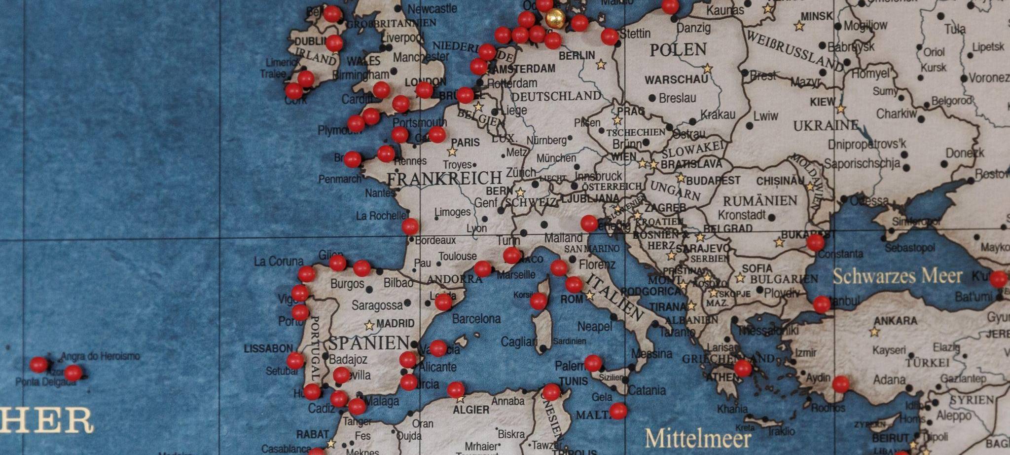 Verabschiedung vom Chef-Stewart der "Gorch Fock"