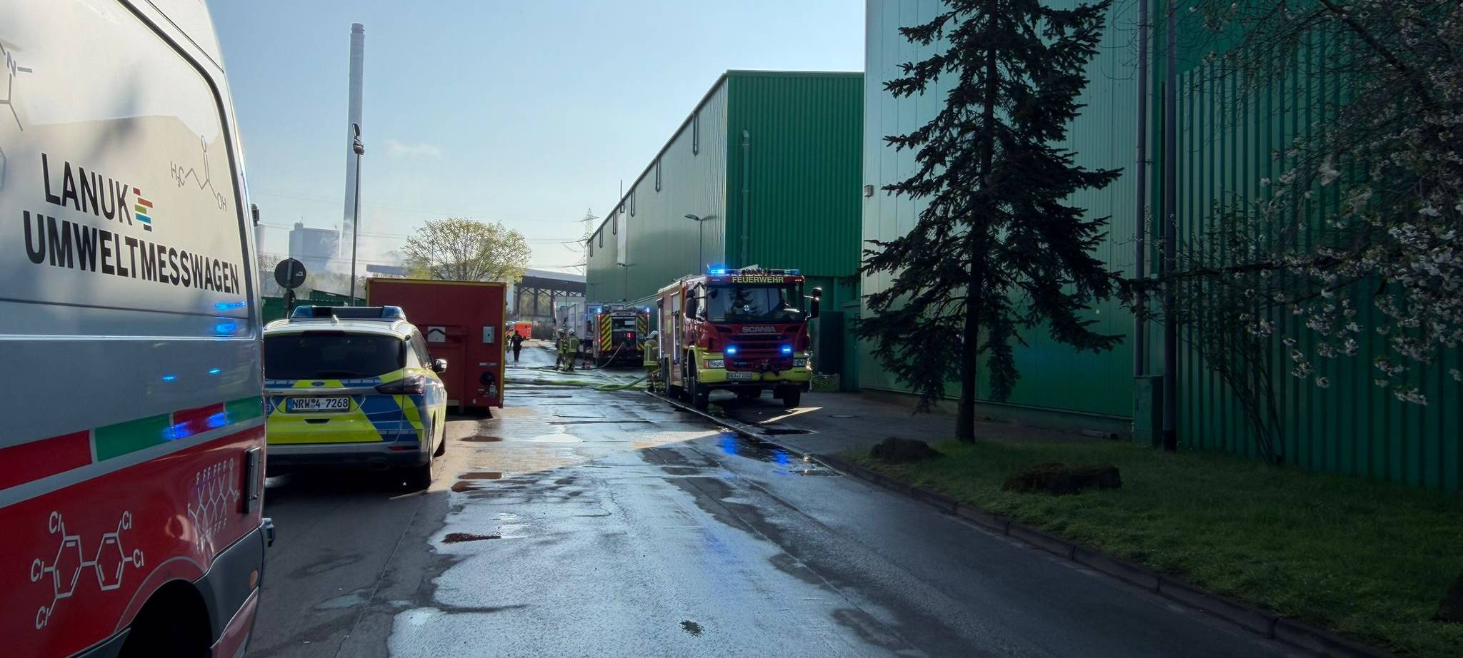 Feuerwehreinsatz in Herne-Crange