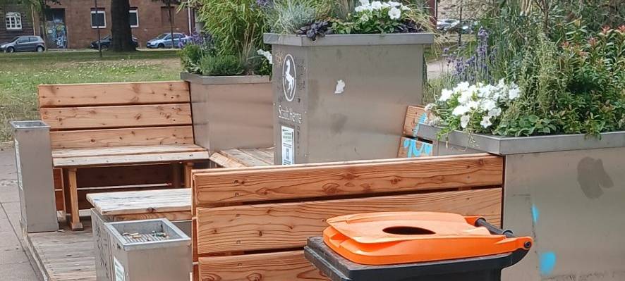 Neue Stadtterrasse in Wanne
