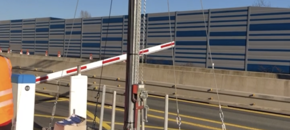Schrankenanlage auf A43 in Betrieb genommen