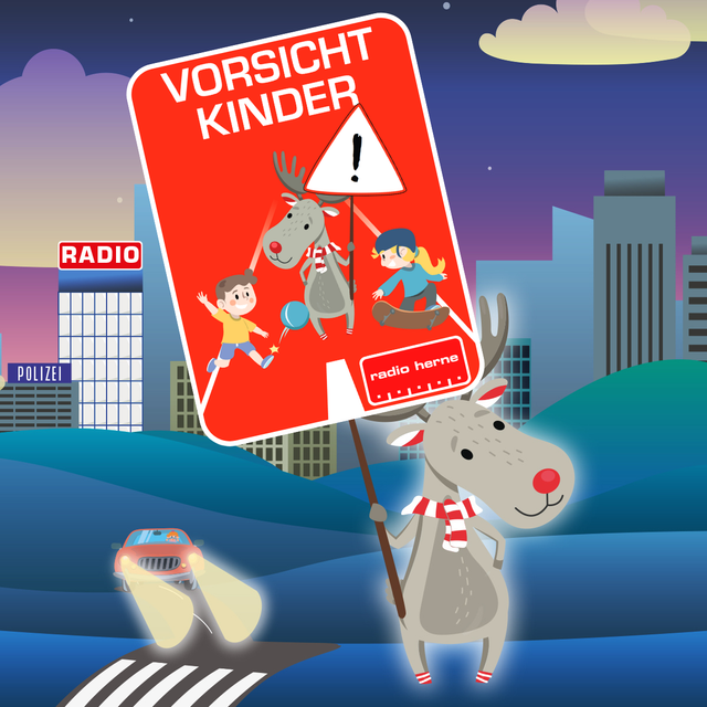 Radioelch Emil sorgt für Sicherheit im Straßenverkehr
