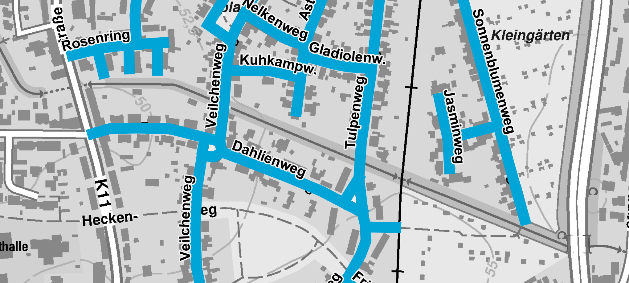 Die Gartenstadt in Eickel wird zunächst für ein Jahr zur Fahrradzone.