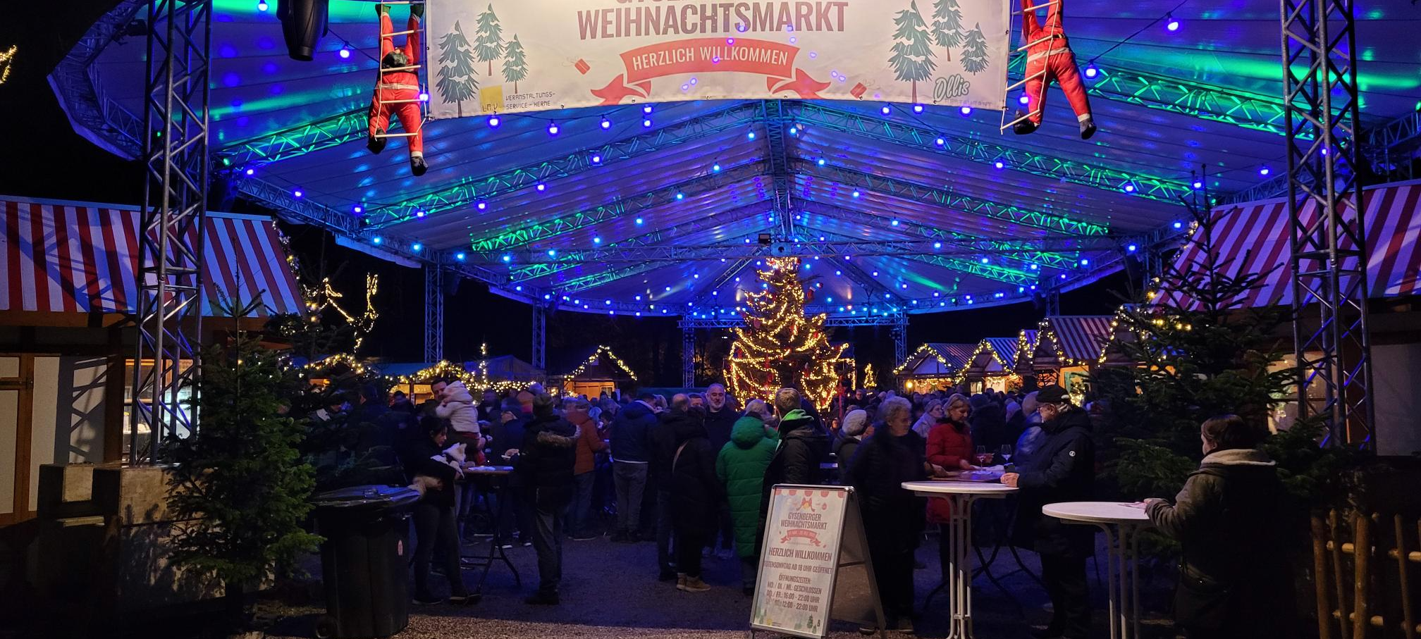 Der Gysenberger Weihnachtsmarkt war in diesem Jahr ein voller Erfolg.