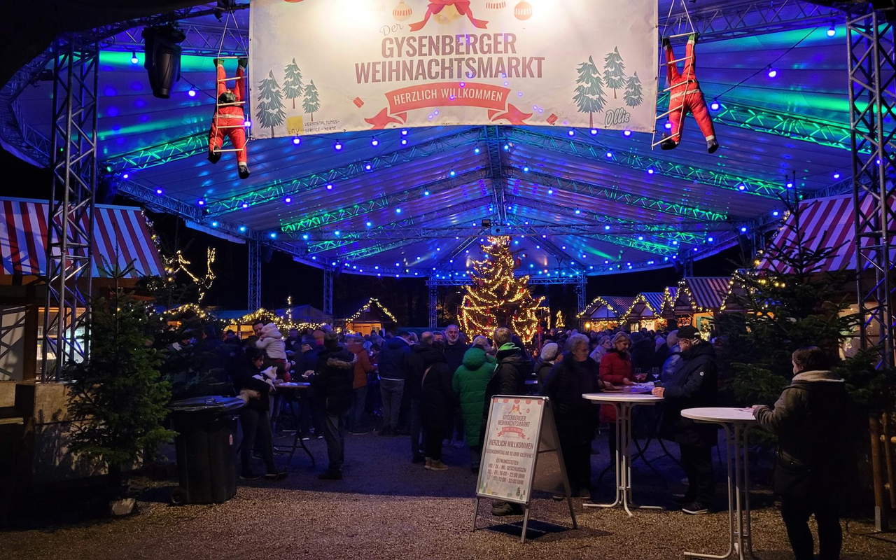 Der Gysenberger Weihnachtsmarkt war in diesem Jahr ein voller Erfolg.