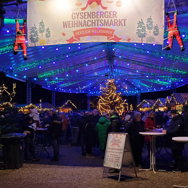 Der Gysenberger Weihnachtsmarkt war in diesem Jahr ein voller Erfolg.