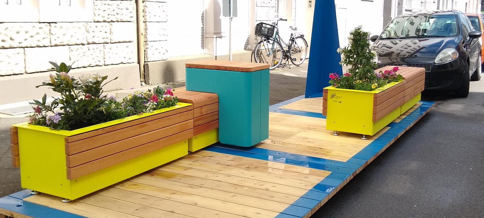 Erste Stadtterrasse entsteht an der Gräffstraße